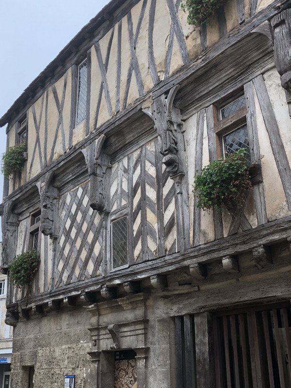 HALF-TIMBERED HOUSE IN COGNAC