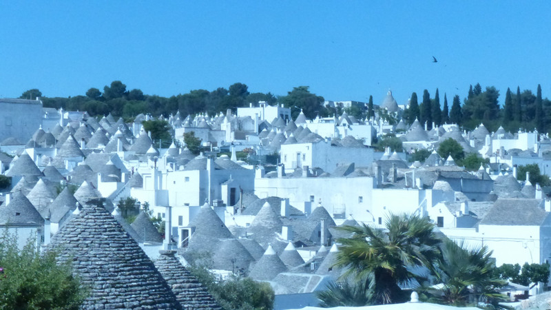 HILLSIDE DOTTED WITH TRULLI