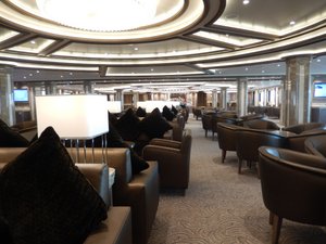 reception lounge on the ship