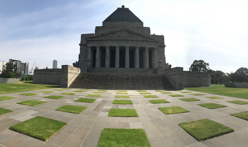 The Shrine of Remembrance.