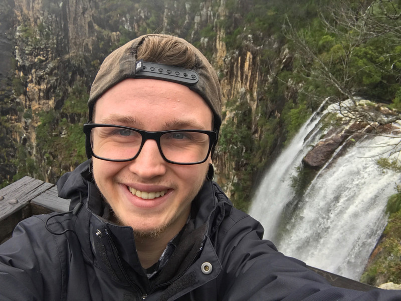 Selfie in Minyon Falls ft Rain Coat