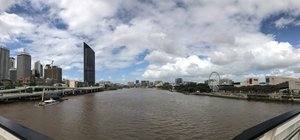 Brisbane City from the main Bridge