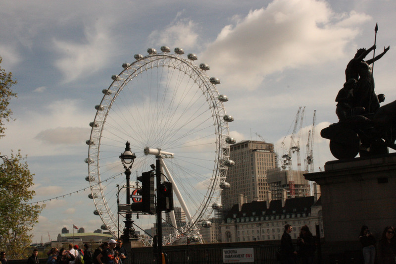 The London Eye which was experience from ground level