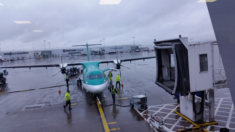 Itty bitty plane to Dublin