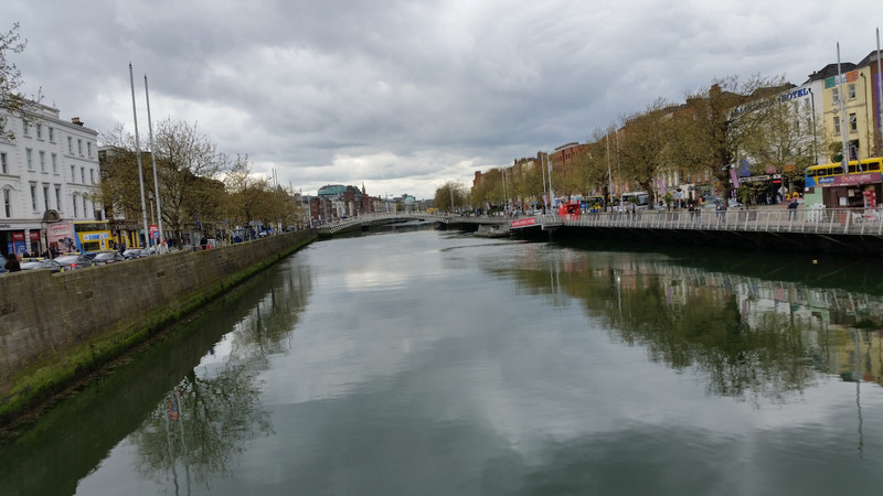 Dublin - The Liffey river