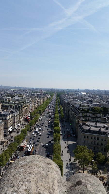 Champs elysees at 1pm