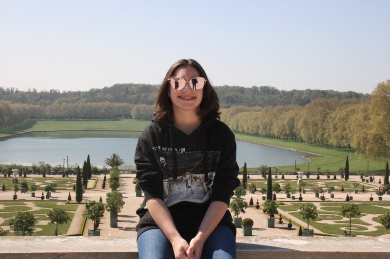 Evie at Versailles
