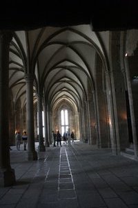 The abbey of Mont St Michel