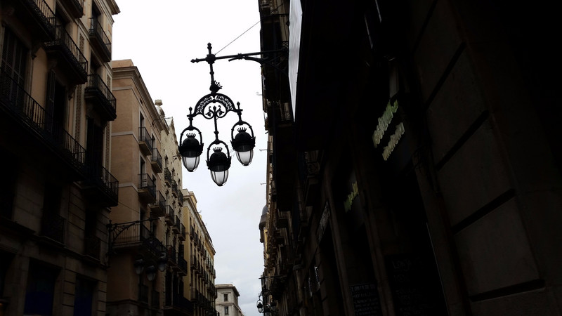 Barcelona streetlight