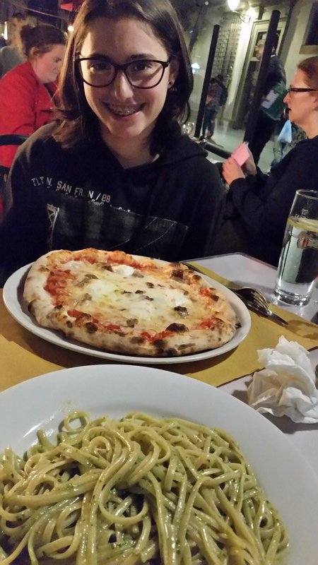 Dinner in Pisa