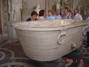 Un bain en marbre