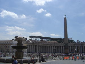 La place centrale au Vatican