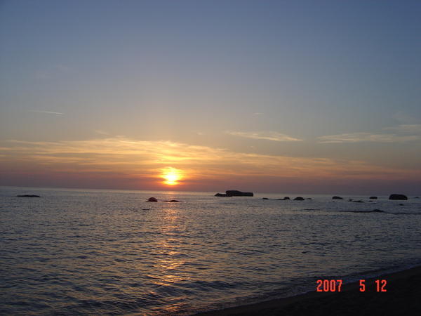 Coucher de soleil sur Ischia