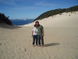 A prove that we're in that sand dune