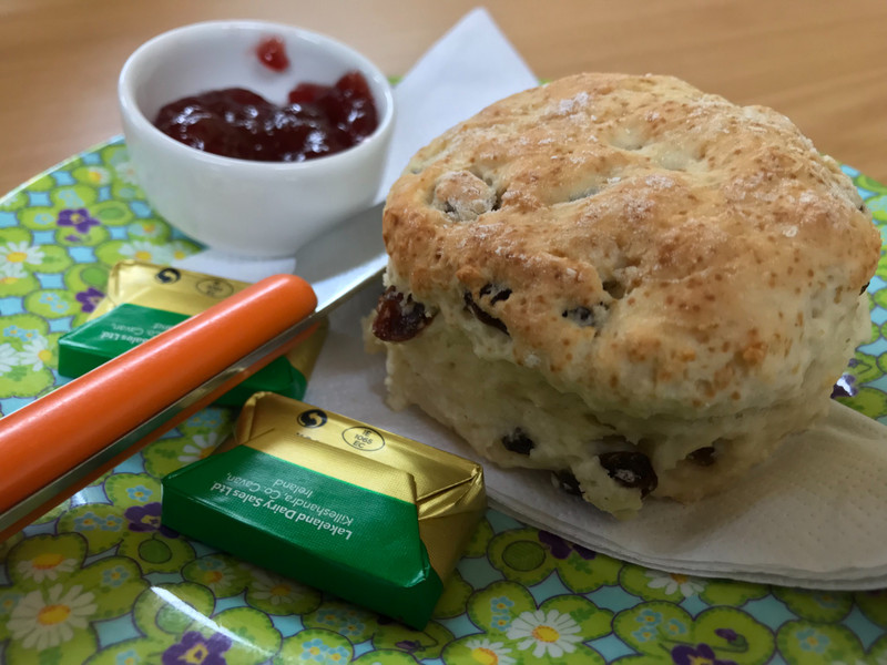 Scone in Elgol Hall