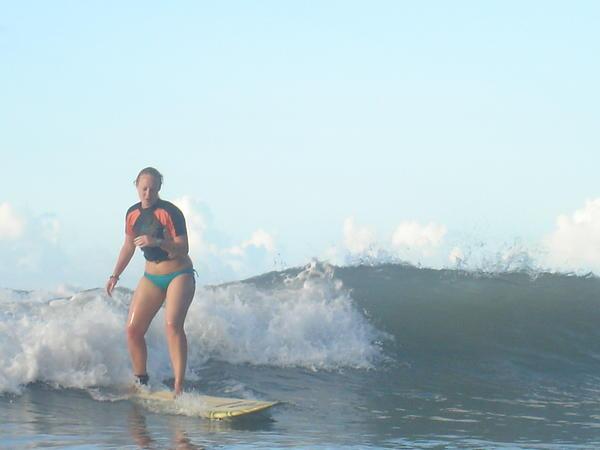 me surfing up close