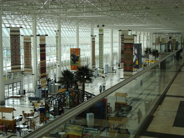 El moderno aeropuerto de Bole, en Addis