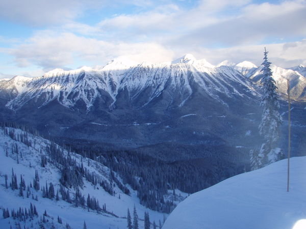 The view from the top of the 'Bear Chair'