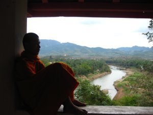 Monk at peace