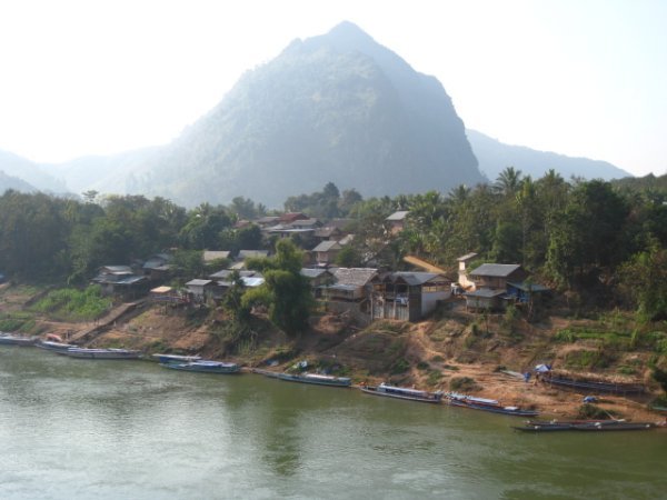 The sleepy village of Nong Khiaw