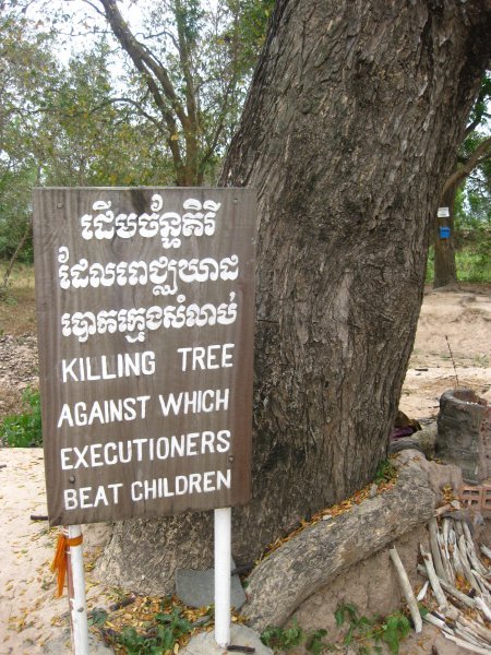 At the killing fields