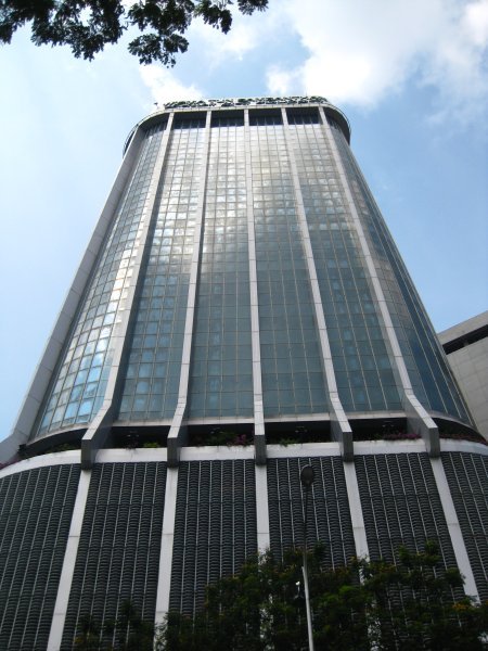 One of the many skyscrapers