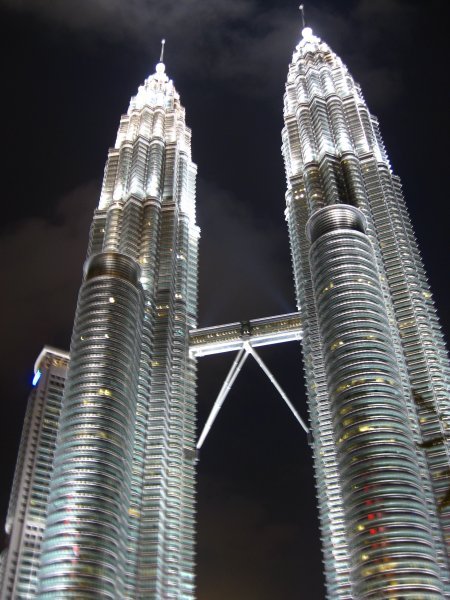 Petronas towers at night