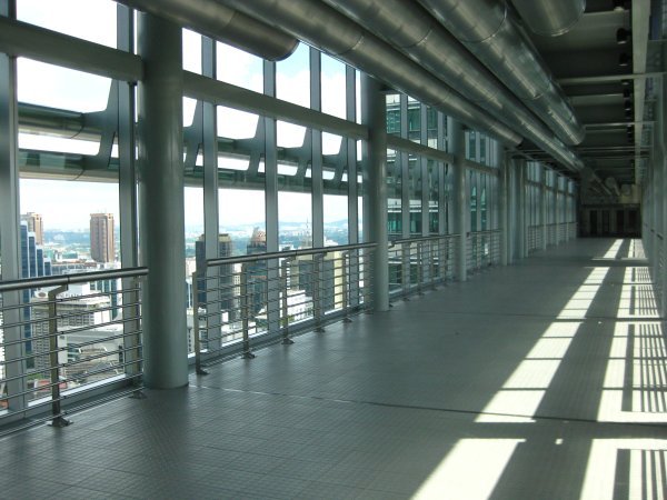 The skybridge in the Petronas towers