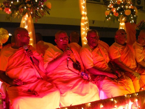Monks on the parade