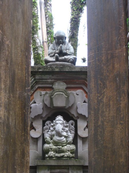 Typical doorway in Ubud