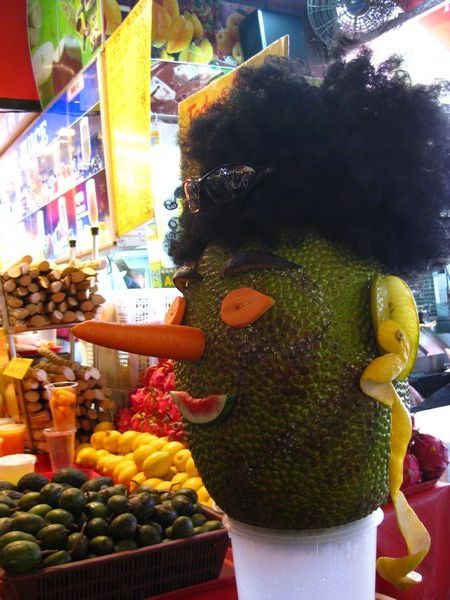 Cool fruit in the market