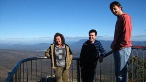At the lookout over the Grampians