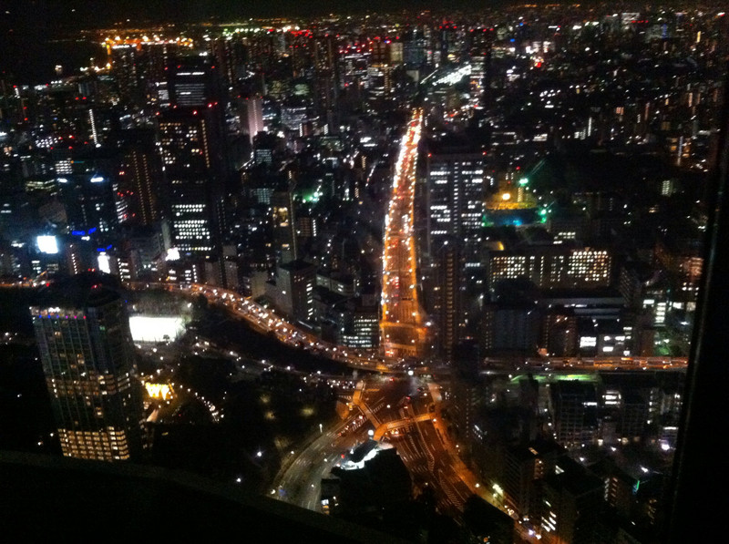 view of tokyo by night
