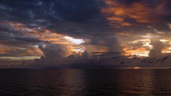Sunset over Palawan