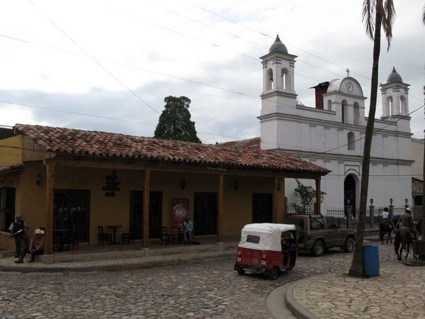 The town of  Copan Ruinas