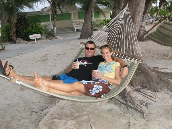 Relaxing on a hammock - definitely a theme this trip!