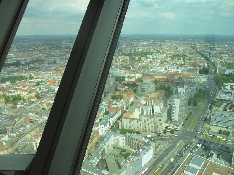 Amazing views of Berlin from the TV tower !