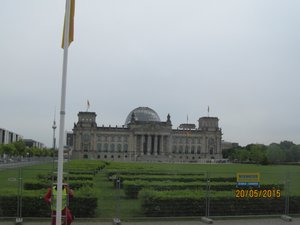 The Reichstag, an important place in Berlin.