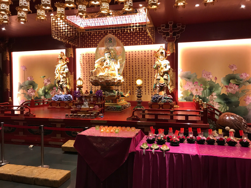 Inside the Tooth Relic Temple