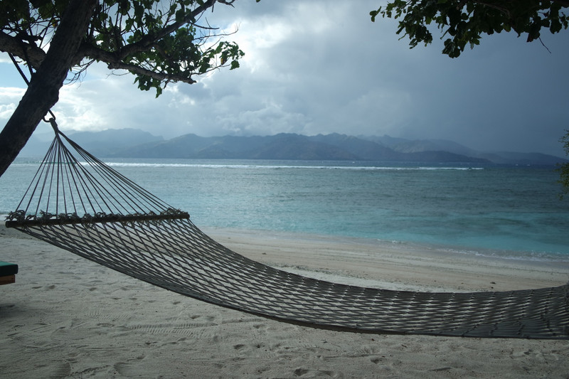 Relaxing on Gili T!