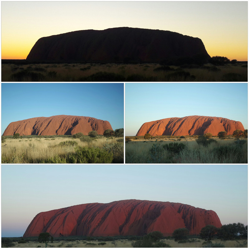 The many faces of Ayers Rock 