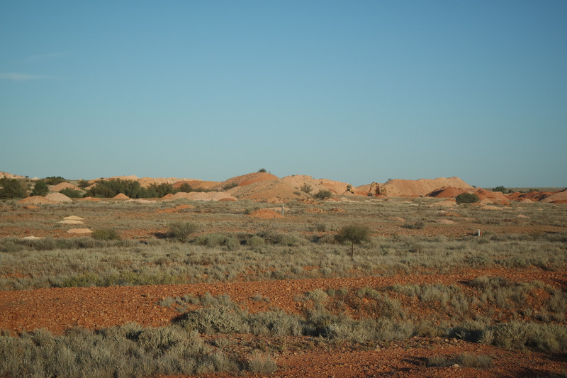 Our first view of the opal mining in Coober Pedy