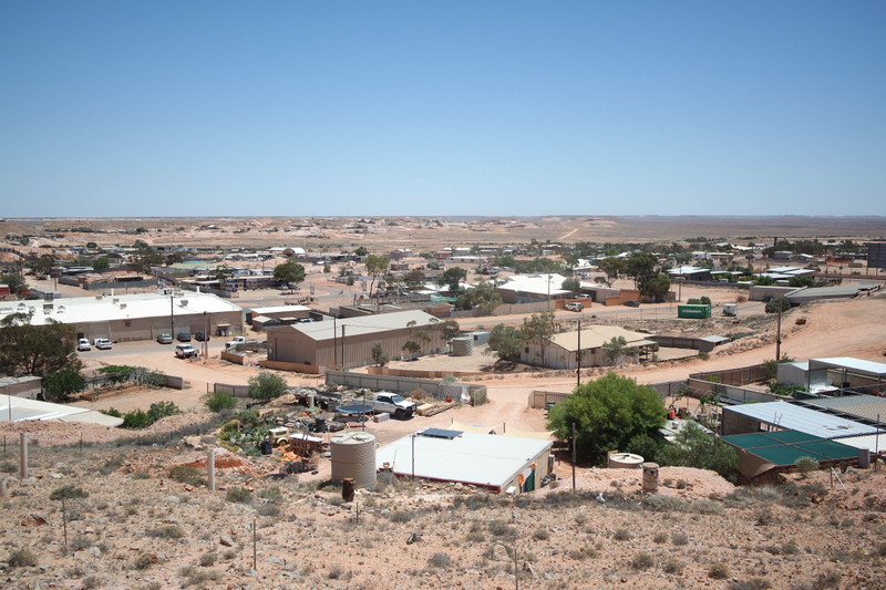 The town of Coober Pedy