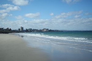View of Adelaide City from West Beach