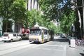 One of the many trams in Melbourne