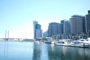 The marina, Melbourne