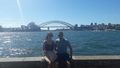 Enjoying the Sydney sunshine 