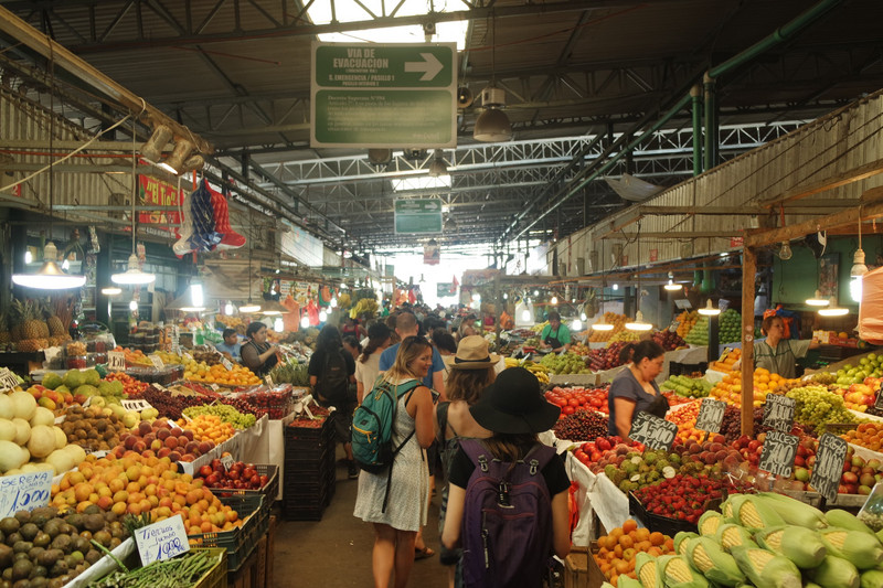 La Vega Market - one of the many famous markets in Santiago 