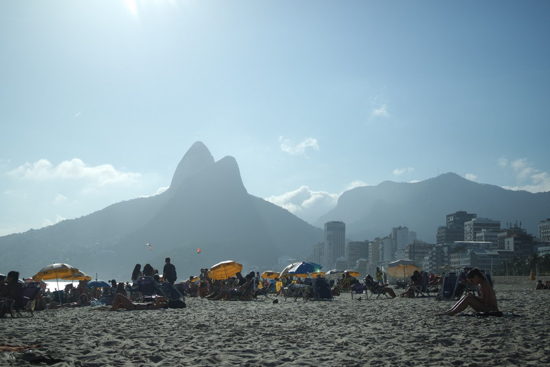 Life on Ipanema Beach, Rio de Janeiro 