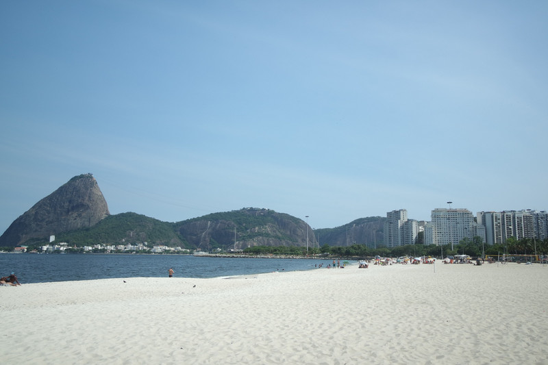 View of Sugarloaf Mountain from Flamengo Beach 